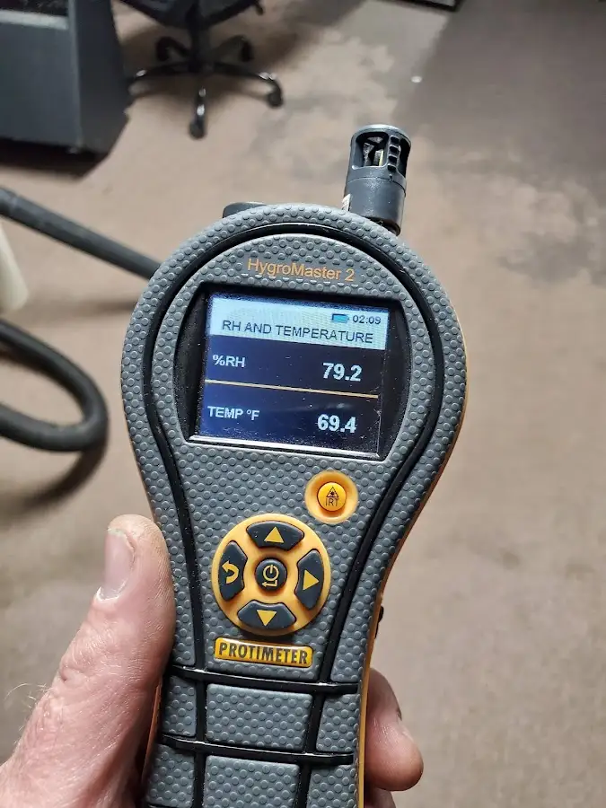 Moisture meter humidity assessment for Mold Remediation & Removal in Neptune Beach